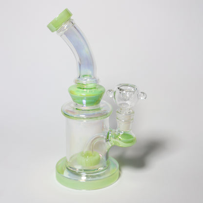 Tinkerbell Green Holographic Glazed Bong