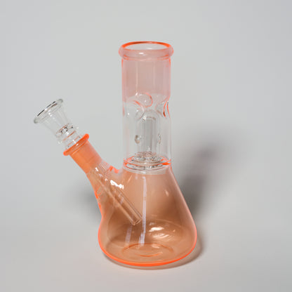 Orange Neon Glass Bong