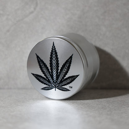 Silver 2.5 in / 63.5mm Weed Grinder