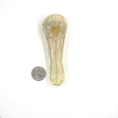 Orange & Yellow Aura Glass Pipe